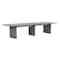 Mayline Rectangle Medina 12' Conference Table, 144 W, 48 L, 29.5 H, Wood Top, Grey MNC12LGS - alternate 1